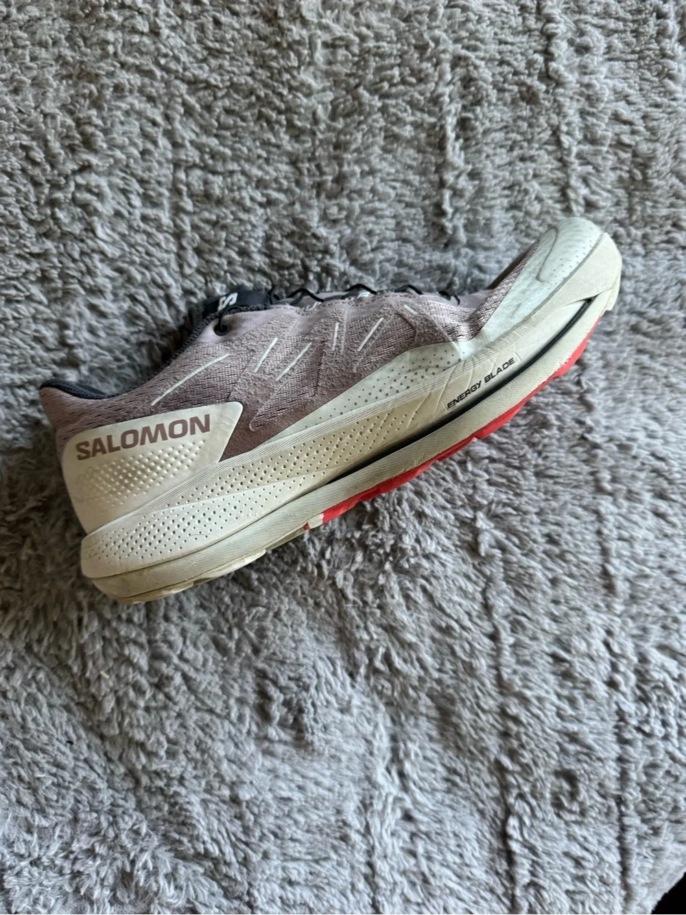 SALOMON Women’s Pulsar Trail Quail Lunar Rock Running Shoe Size 8 - Picture 8 of 10